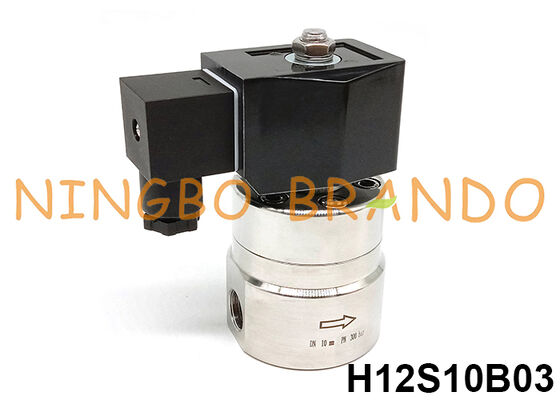 โซลินอยด์วาล์วแรงดันสูง 300 บาร์ 3/8'' 220V 110V 24V 12V