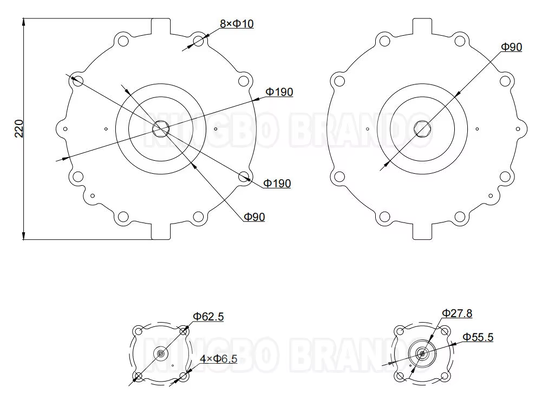 ชุดไดอะแฟรม C123432 C123433 สำหรับวาล์วพัลส์ ASCO Type SCG353D060 SCG353G060 G353.058