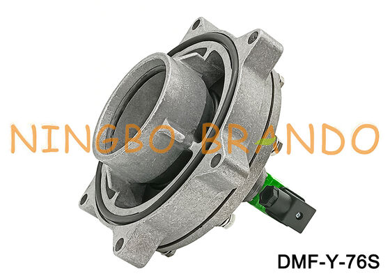 พัลส์โซลินอยด์วาล์วใต้น้ำ DMF-Y-76S ตัวเก็บฝุ่น 3 '' ไดอะแฟรมวาล์ว