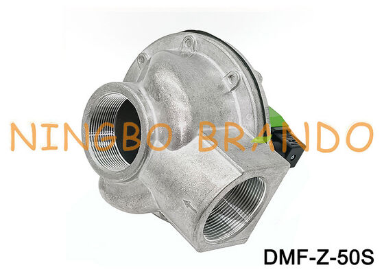 DMF-Z-50S G2 นิ้วมุมขวานิวเมติกพัลส์โซลินอยด์ไดอะแฟรมวาล์ว AC220V DC24V