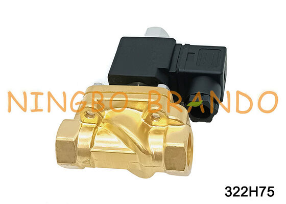 โซลินอยด์วาล์วเปิดปกติ 322H75 G1/2'' 40 บาร์ DC24V AC220V