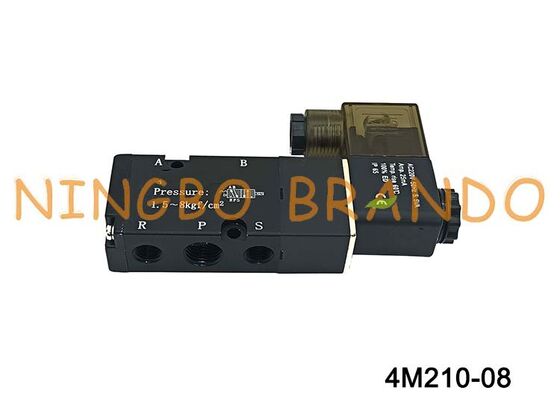 AirTAC Type 4M210-08 Solenoid Valve 5/2 Way Pneumatic Directional Valve
