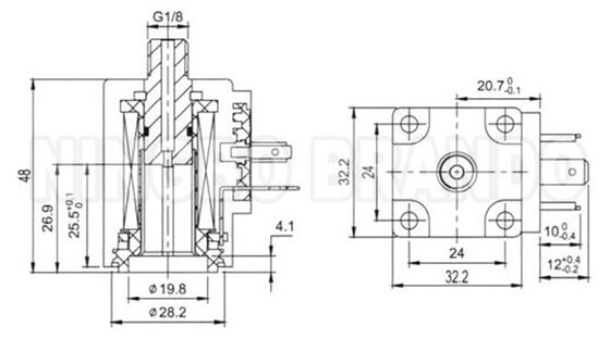 0311 C 0312 C 0211 ขดลวดโซลินอยด์วาล์ว Burkert 12V 24V 110V 220V 22VA 20W
