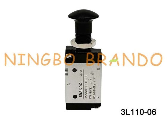 Airtac ประเภท 3L110-06 3L Push-Pull Air Control Valve 3/2 Way