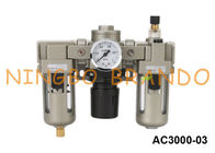 3/8 '' AC3000-03 SMC Type FRL Unit Air Filter Regulator And Lubricator