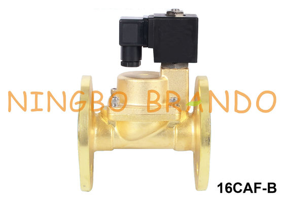 24V 220V ทองเหลืองโซลินอยด์วาล์วไอน้ำ 1 '' 1-1 / 4 '' 1-1 / 2 '' 2 '' หน้าแปลน End