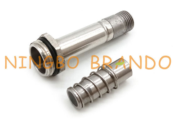 NBR Seal M12 เธรด SS304 8mm OD นิวเมติกโซลินอยด์วาล์ว Armature