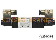 4V230C-08 Airtac Type 5/3 ทางนิวเมติกโซลินอยด์วาล์ว 24VDC 220VAC