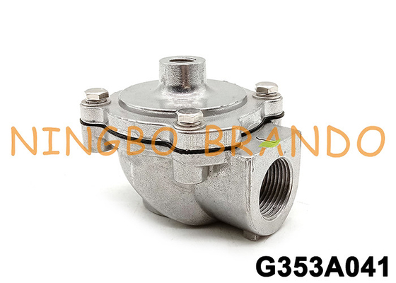 G353A041 3/4 '' วาล์วเก็บฝุ่นมุมขวาสำหรับถุงกรอง
