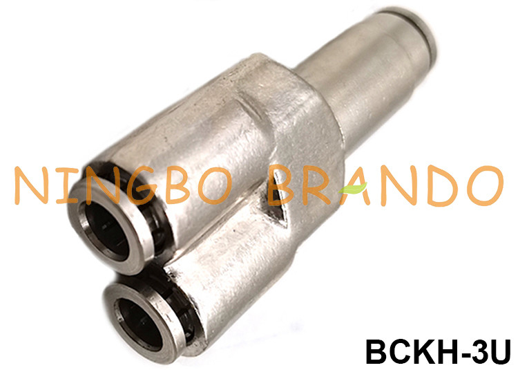 สหภาพทองเหลือง Y กดในการเชื่อมต่อท่อนิวเมติกท่อฟิตติ้ง 1/8'' 1/4'' 3/8'' 1/2''