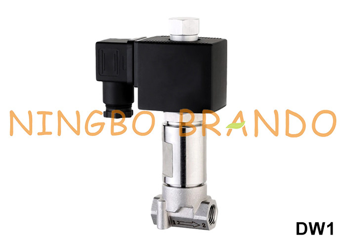 -196 °C อุณหภูมิต่ํามาก วาล์ว solenoid Cryogenic สําหรับไอนิโตรเจนเหลว 1/8'1/4'