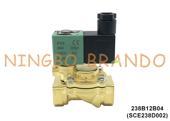 SCE238D002 1/2' ASCO ประเภทททองแดง วาล์วไฟฟ้า Solenoid 220VAC 110VAC 24VDC