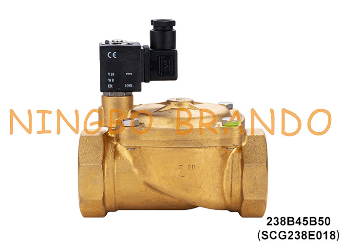 SCG238E018 2'' ASCO ประเภทททองเหลืองซอลีนอยด์วาล์ว 2 ทาง NC 220V 110V 24V