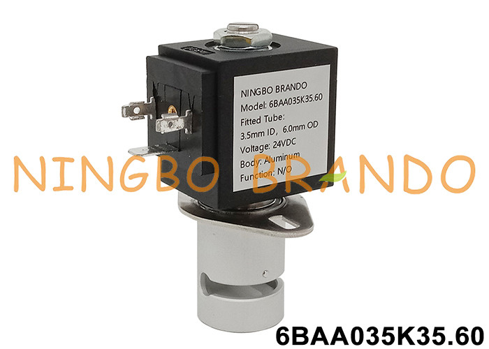2 ทางเปิดปกติ วาล์วซอลีนอยด์ Pinch สําหรับเครื่องกาแฟ 12V 24V 110V 220V