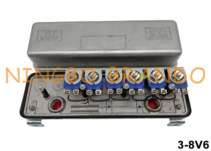 3-8V6 โกเยน ประเภท โซเลนอยด์ พิเล็ต วาล์วกล่อง 3-8V6000-330 3-8V6000-336
