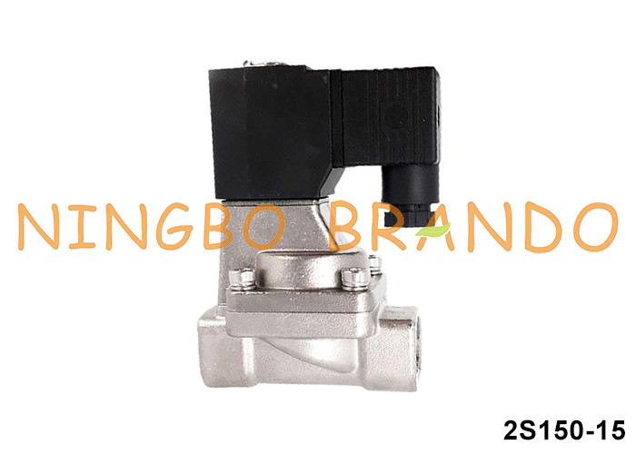 2S150-15 1/2'' Airtac Type Solenoid Valve Stainless Steel SS304 For Water Air