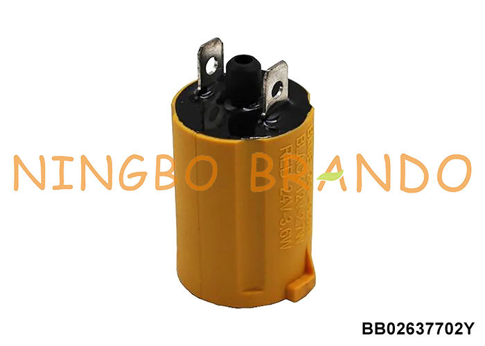 24V 2.7W สีเหลือง โซเลโนอิดโค้ล สําหรับ DELAVAL หมัก Pulsator ส่วน EP100 EP2090