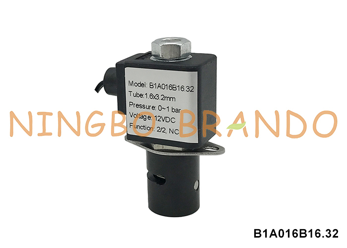 วาล์วหนีบโซลินอยด์แบบปกติปิดสำหรับท่อ 3.2 มม. 220V 110V 24V 12V