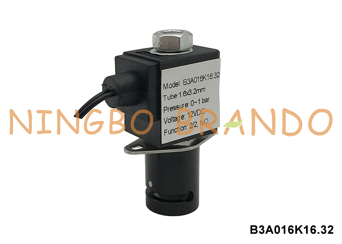 ปกติเปิดซอลีนอยด์ pinch วาล์วสับ 3.2mm ท่อ 12V 24V 110V 220V