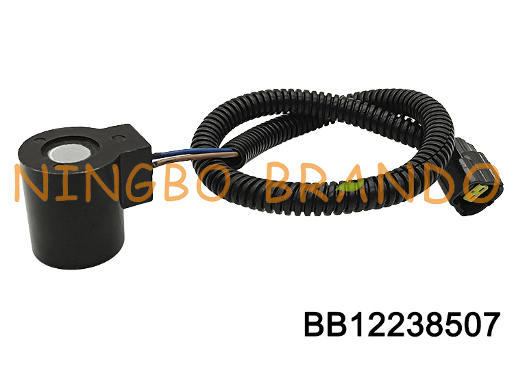 12VDC 12W Excavator Part Hydraulic Solenoid Coil DH55-5 DH55-7 DH60-5 DH60-7 กลมขุด