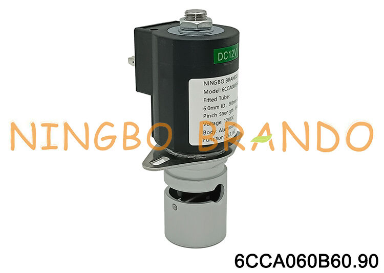 2 Way Pinch Valve Normally Closed Aluminum Solenoid Valve 12V 24V 110V 220V