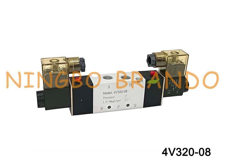 AIRTAC Type Solenoid Valves Air Valves 4V320-08 AC220V 110V DC12V 24V