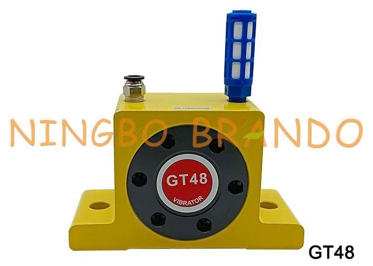 GT48 3/8'' เครื่องสั่นกังหันแบบนิวเมติก เครื่องสั่นอุตสาหกรรมสีทองเงียบสำหรับ Hopper Golden
