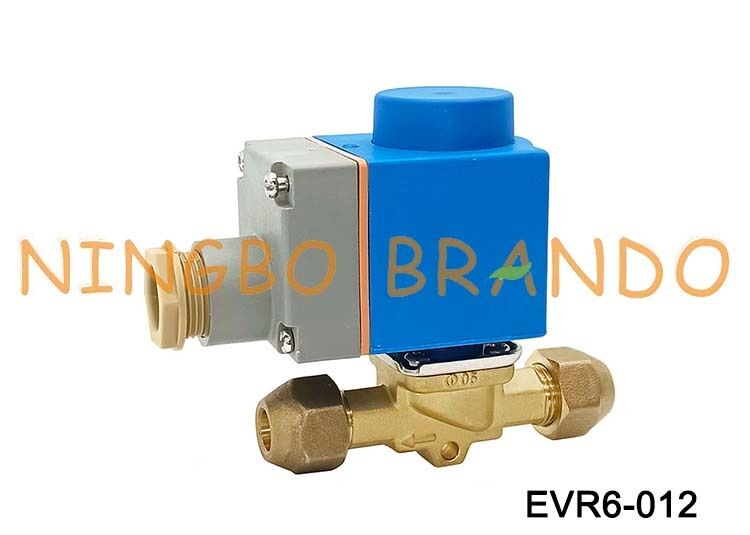 โซลินอยด์วาล์ว Danfoss Type EVR 6 NC แฟลร์ 1/2'' SAE 220VAC