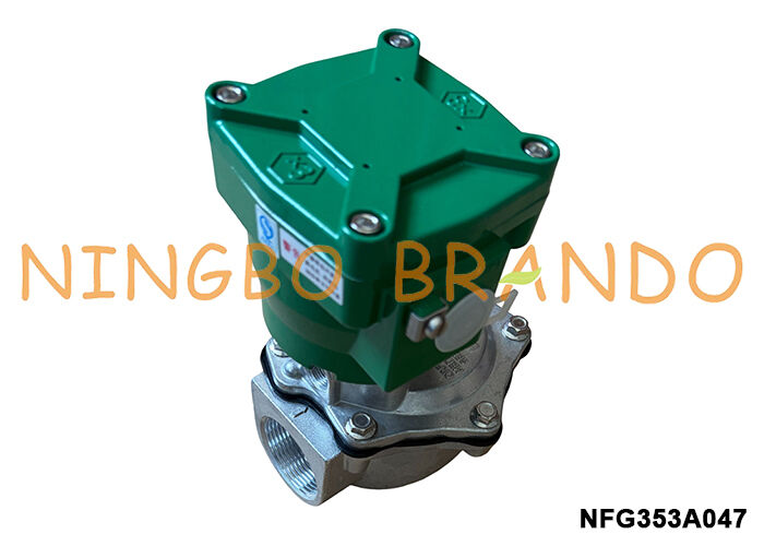 NFG353A047 วาล์วพัลส์ ASCO ชนิดป้องกันการระเบิด ป้องกันเปลวไฟ 1.5 นิ้ว