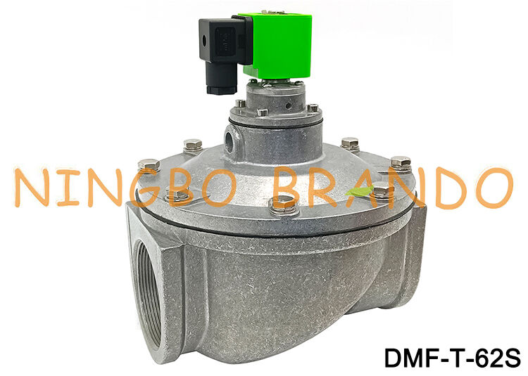 วาล์วพัลส์แม่เหล็กไฟฟ้า DMF-T-62S 2-1/2 นิ้วโซลินอยด์วาล์ว 24V 220V