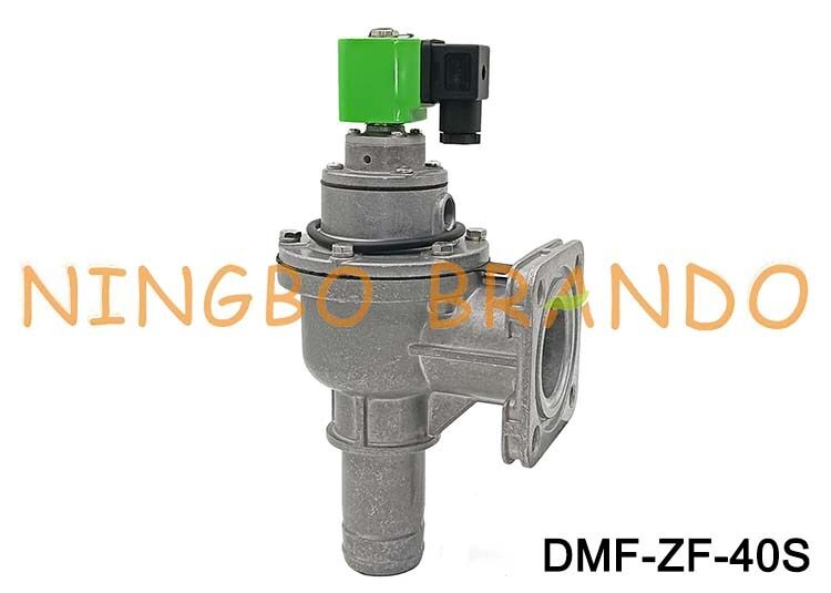 DMF-ZF-40S ไดอะแฟรมวาล์ว 1.5 นิ้ว Right Angle Flanged Electromagnetic Pulse Valve