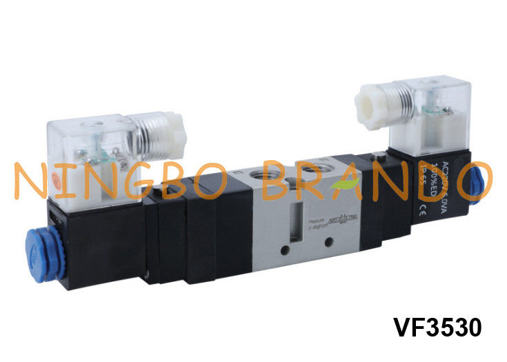 VF3530 SMC ประเภทนิวเมติกแอร์โซลินอยด์วาล์ว 5/3 ทาง 24 โวลต์ 220 โวลต์