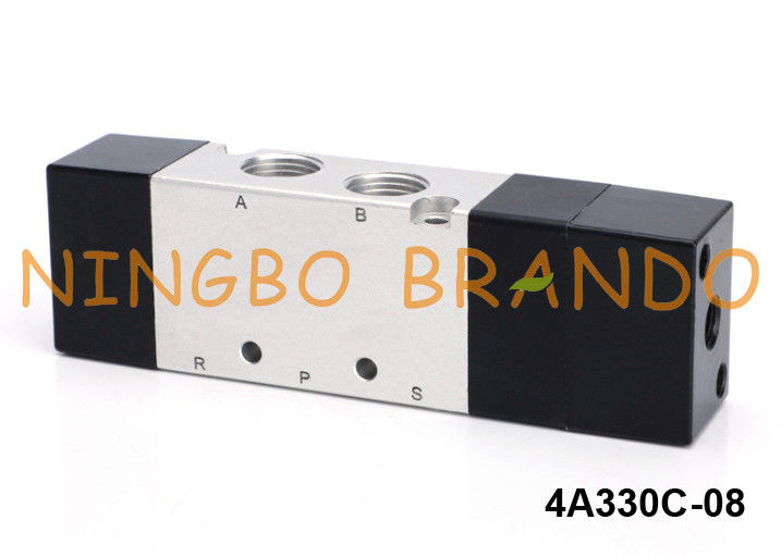 4A330C-10 4A330E-10 4A330P-10 Airtac ประเภท 5/3 Way Pneumatic Pilot Valve