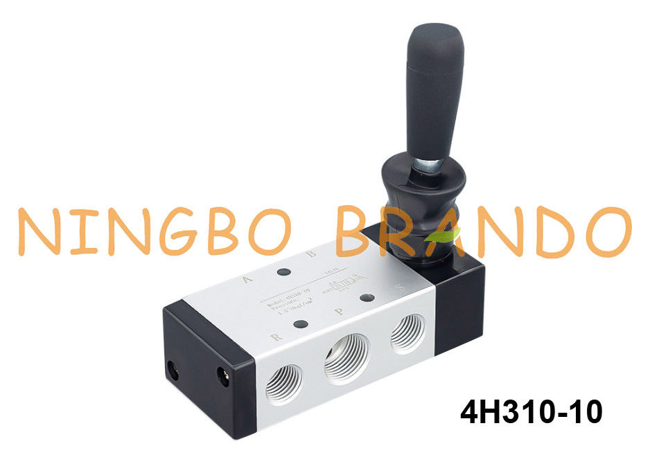 4H310-10 Airtac ประเภทวาล์วมือโยกแบบนิวเมติก 5 ทาง 2 ตำแหน่ง