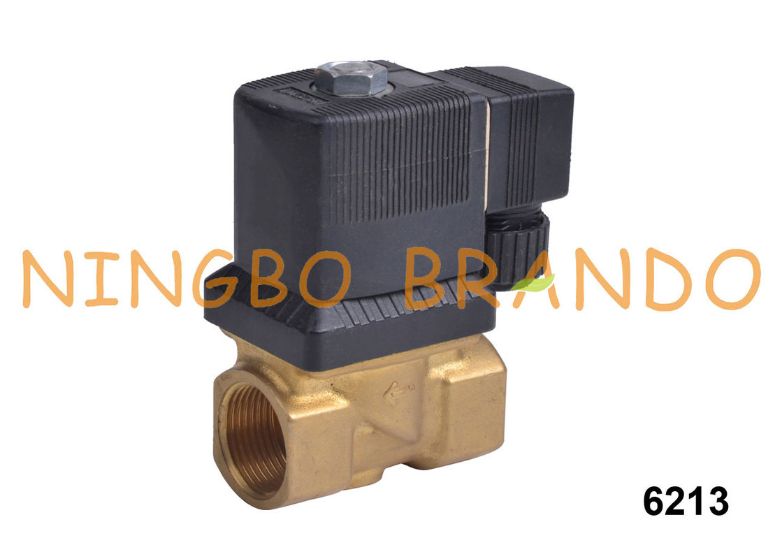 6213 A 13.0 NBR MS G1/2 2 ทาง NC ทองเหลืองโซลินอยด์วาล์ว 1/2 '' 24V DC