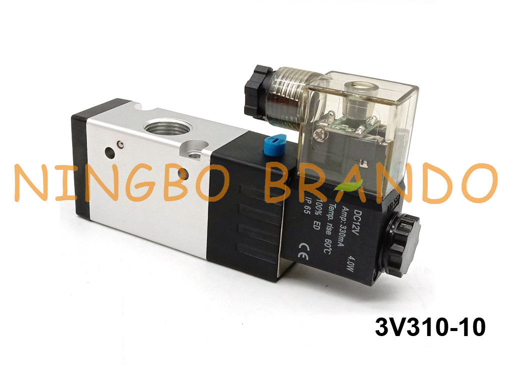 3V310-10 Airtac Type 3 Way นิวเมติกโซลินอยด์แอร์วาล์ว 12V DC