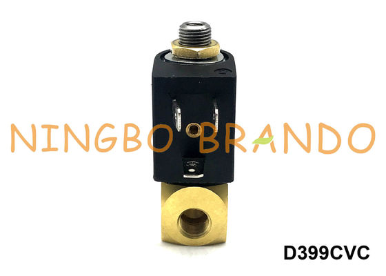 1/4" Inch M&M Type D399CVC Solenoid Valve Brass 3/2 NC DC24V For Auto Feeding System