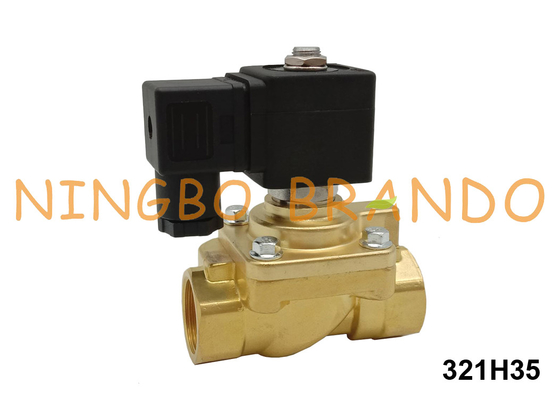 1/2 '' 321H35 Parker Type โซลินอยด์วาล์วทองเหลืองแรงดันสูง 40 บาร์ 24V 220V