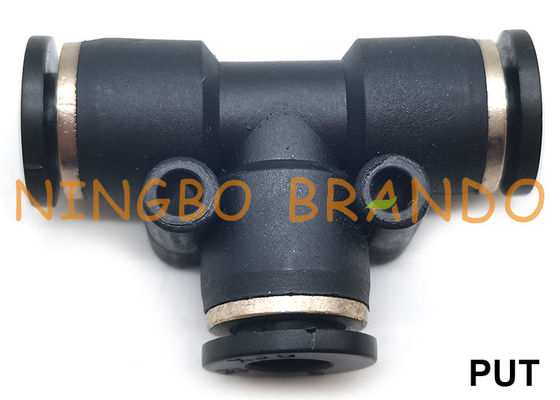 PUT Union Tee ข้อต่อท่อลมพลาสติก 3 ทาง 1/8'' 1/4'' 3/8'' 1/2''