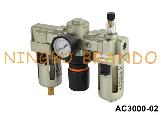 AC3000-02 1/4" SMC ประเภท ปนูมาติกกรองควบคุม เครื่องย่อย การรักษาแหล่งอากาศ