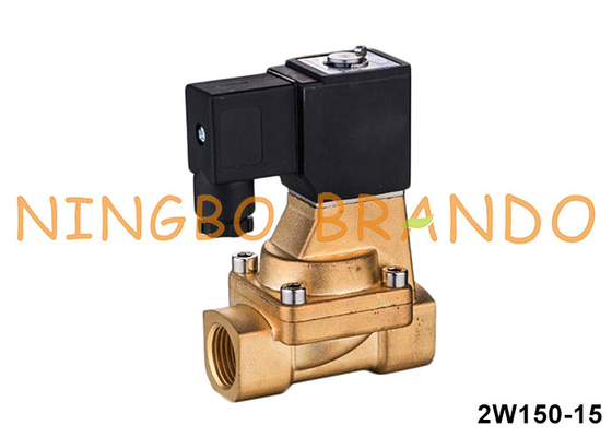 2W150-15 1/2'' Airtac Type Brass Solenoid Valve for Water Air Gas Liquid