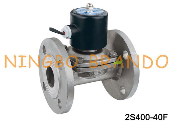DN40 Flange 2S400-40 2 Way NC สแตนเลส