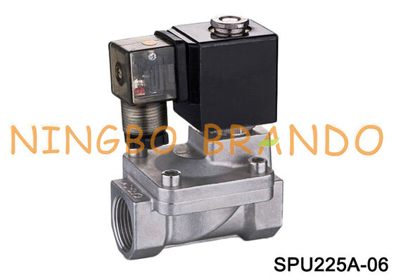 3/4 '' SPU225A-06 Shako Type 2/2 Way สแตนเลสโซลินอยด์วาล์ว 220V