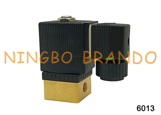 Burkert ประเภท 6013 ทองเหลืองทำหน้าที่โดยตรงโซลินอยด์วาล์ว 1/8 '' 1/4 ''