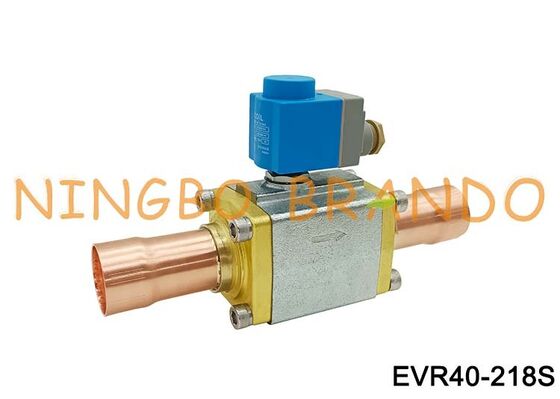 Danfoss ประเภท EVR 40 2 1/8 '' โซลินอยด์วาล์วบัดกรี 032L1112