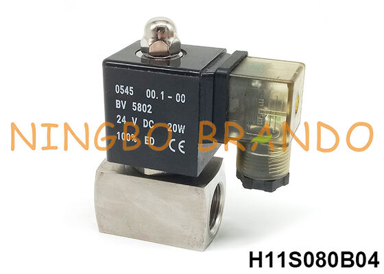 160 บาร์ 1/2' วาล์วซอลีนอยด์ความดันสูง 220V 110V 24V 12V 16 MPa