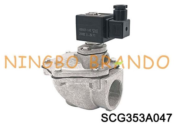 G1-1/2 '' SCG353A047 ไดอะแฟรมโซลินอยด์วาล์วมุมขวา DC24V AC220V