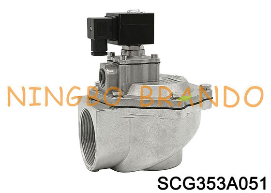 G2-1/2 '' SCG353A051 โซลินอยด์วาล์วไดอะแฟรมมุมขวา DC24V AC220V