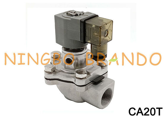 CA20T G3/4 '' เครื่องดูดฝุ่นพัลส์ไดอะแฟรมวาล์ว 220V 110V 24V