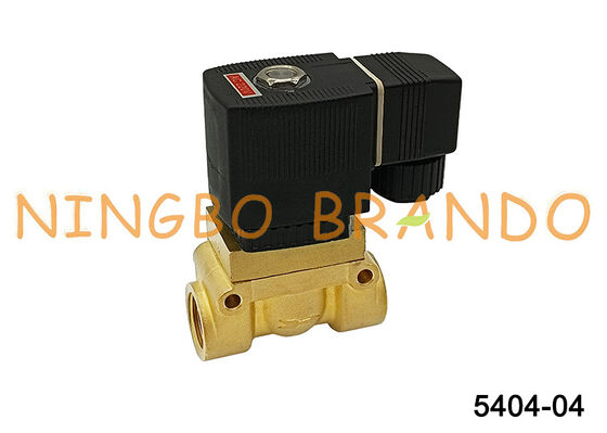 G1/2'' NC ทองเหลือง 230VAC โซลินอยด์วาล์ว Burkert ประเภท 5404